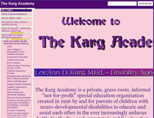 Tablet Screenshot of kargacademy.com